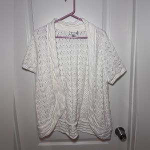 Christopher & Banks Short Sleeve Cardigan